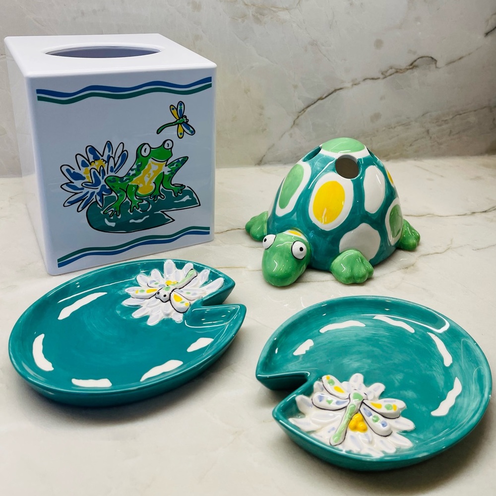 4-Piece Children’s Bathroom Accessory Set